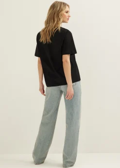 Best Cotton Club Oversized t-shirt zwart