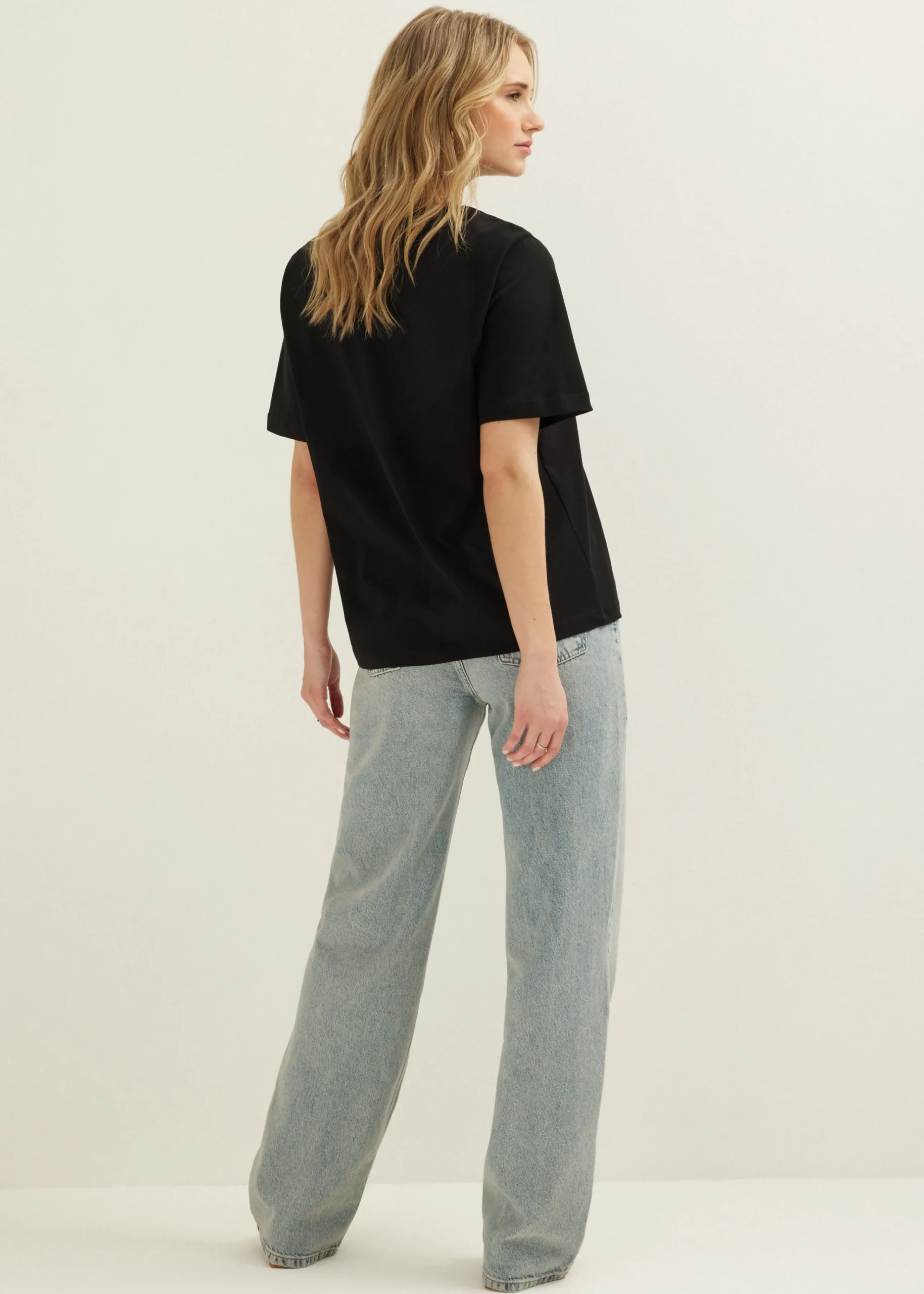 Best Cotton Club Oversized t-shirt zwart