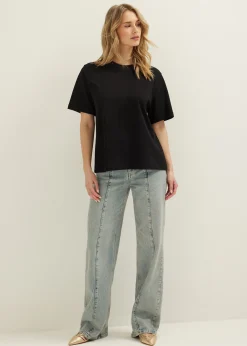 Best Cotton Club Oversized t-shirt zwart