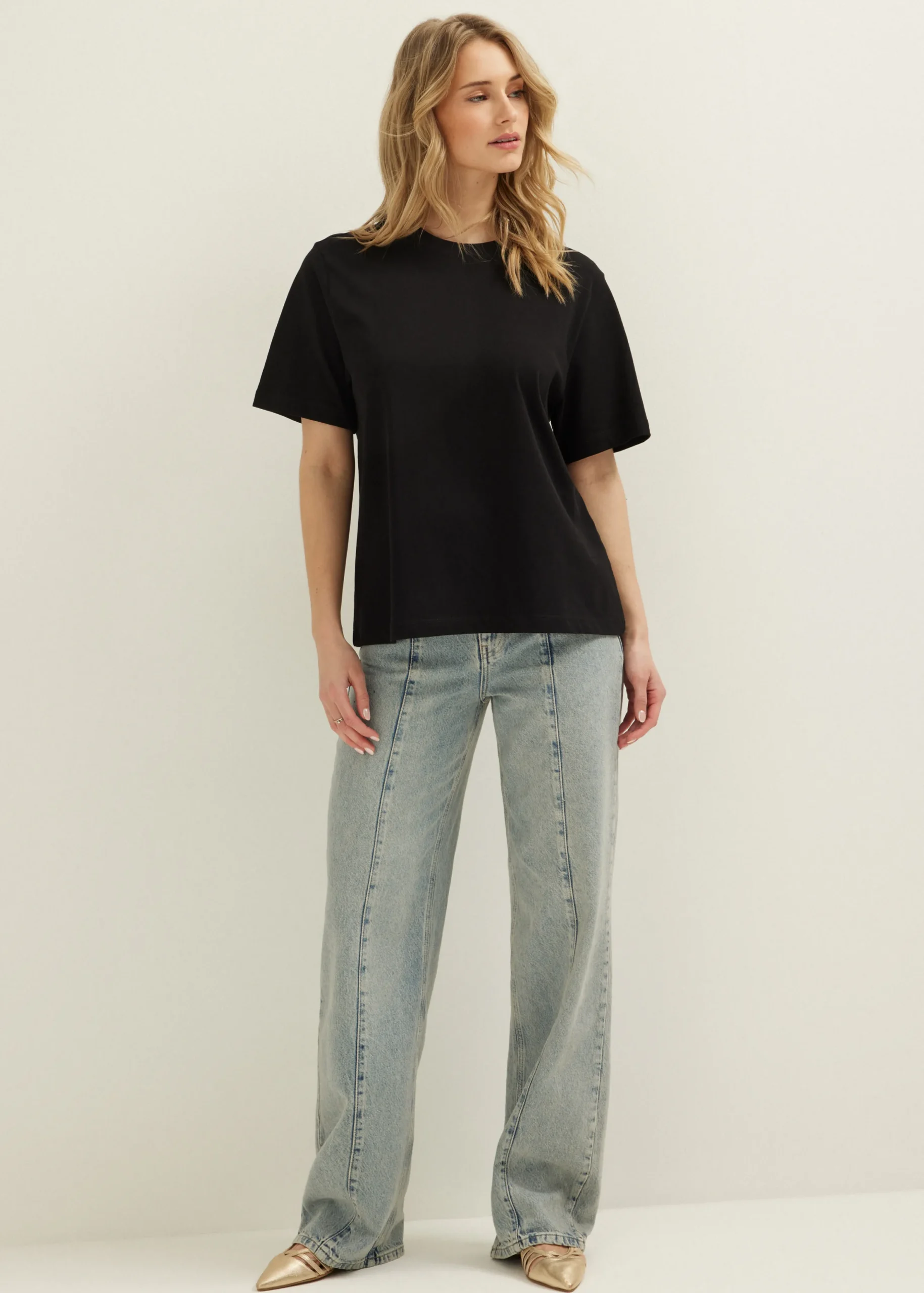 Best Cotton Club Oversized t-shirt zwart