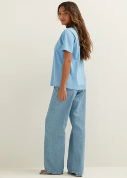 Best Cotton Club Oversized t-shirt aesthetic Hemelsblauw
