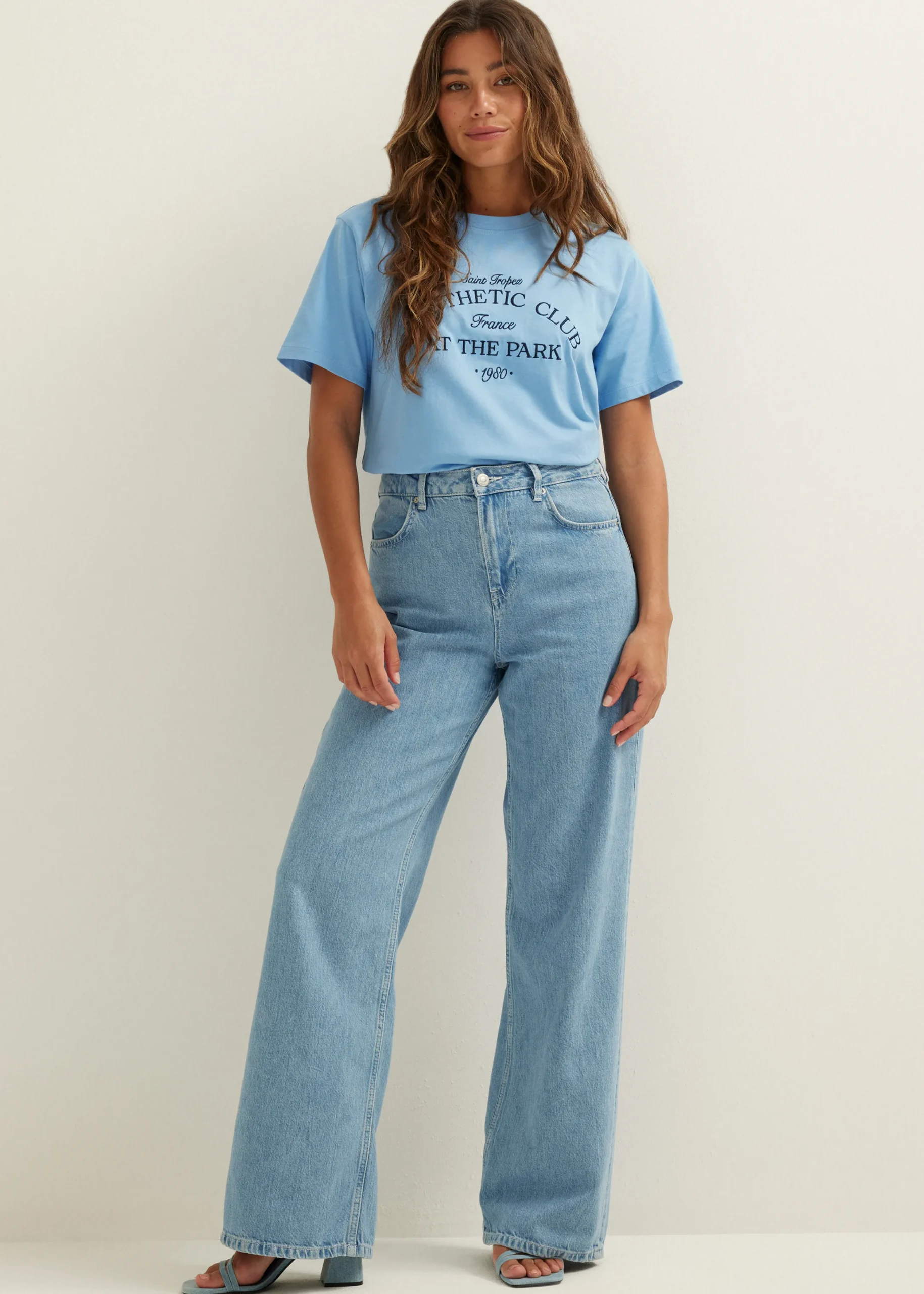 Best Cotton Club Oversized t-shirt aesthetic Hemelsblauw