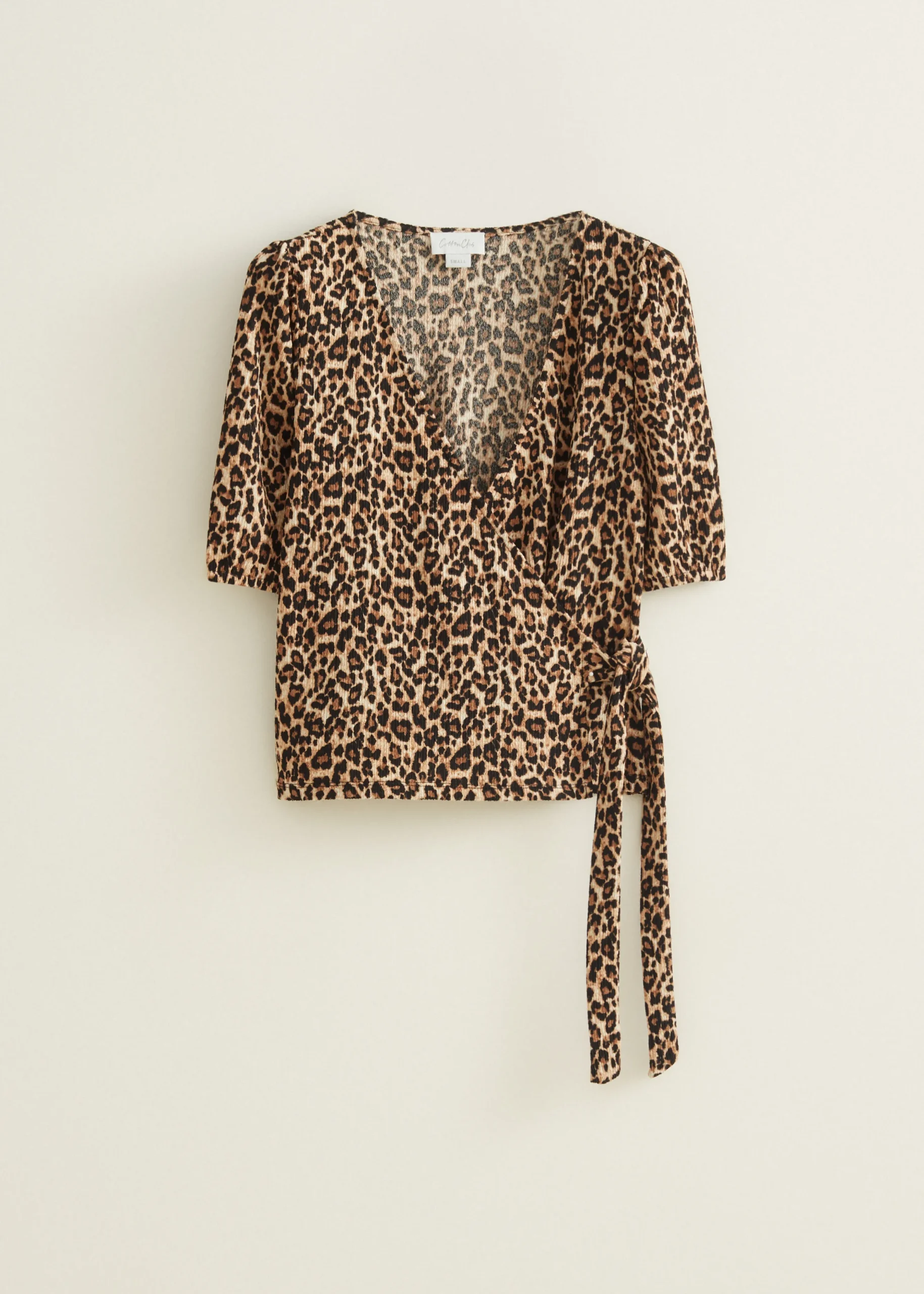 Clearance Cotton Club Overslag top print Elise meerkleurig