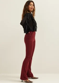 Best Cotton Club Pantalon jacquard bordeaux