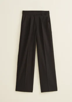 Sale Cotton Club Pantalon met plooien zwart