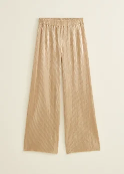 Online Cotton Club Plissé broek goud