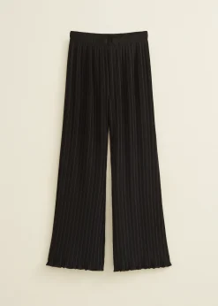 Sale Cotton Club Pliss&eacute; broek zwart