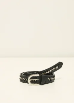 Best Cotton Club Riem met vlecht detail zilver