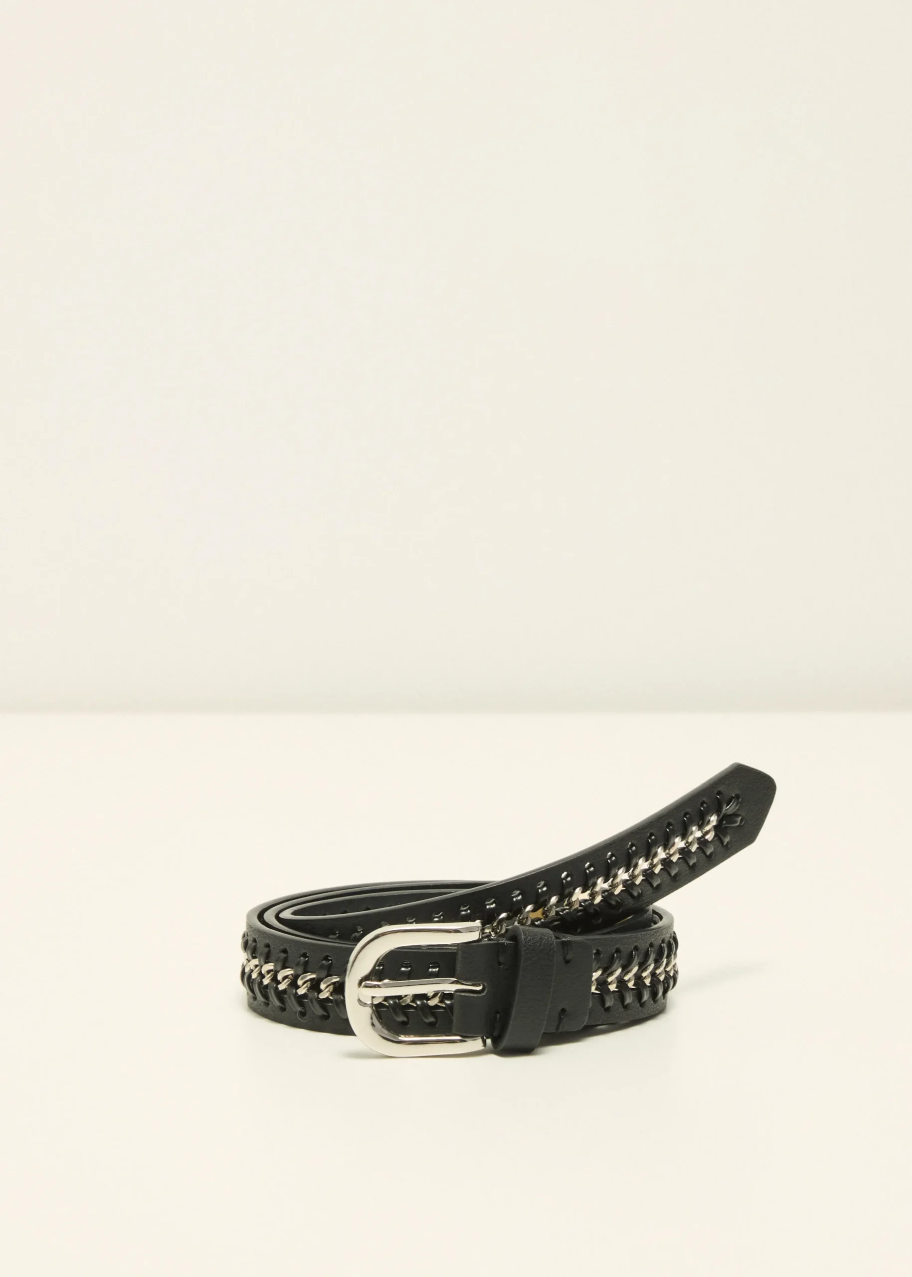 Best Cotton Club Riem met vlecht detail zilver