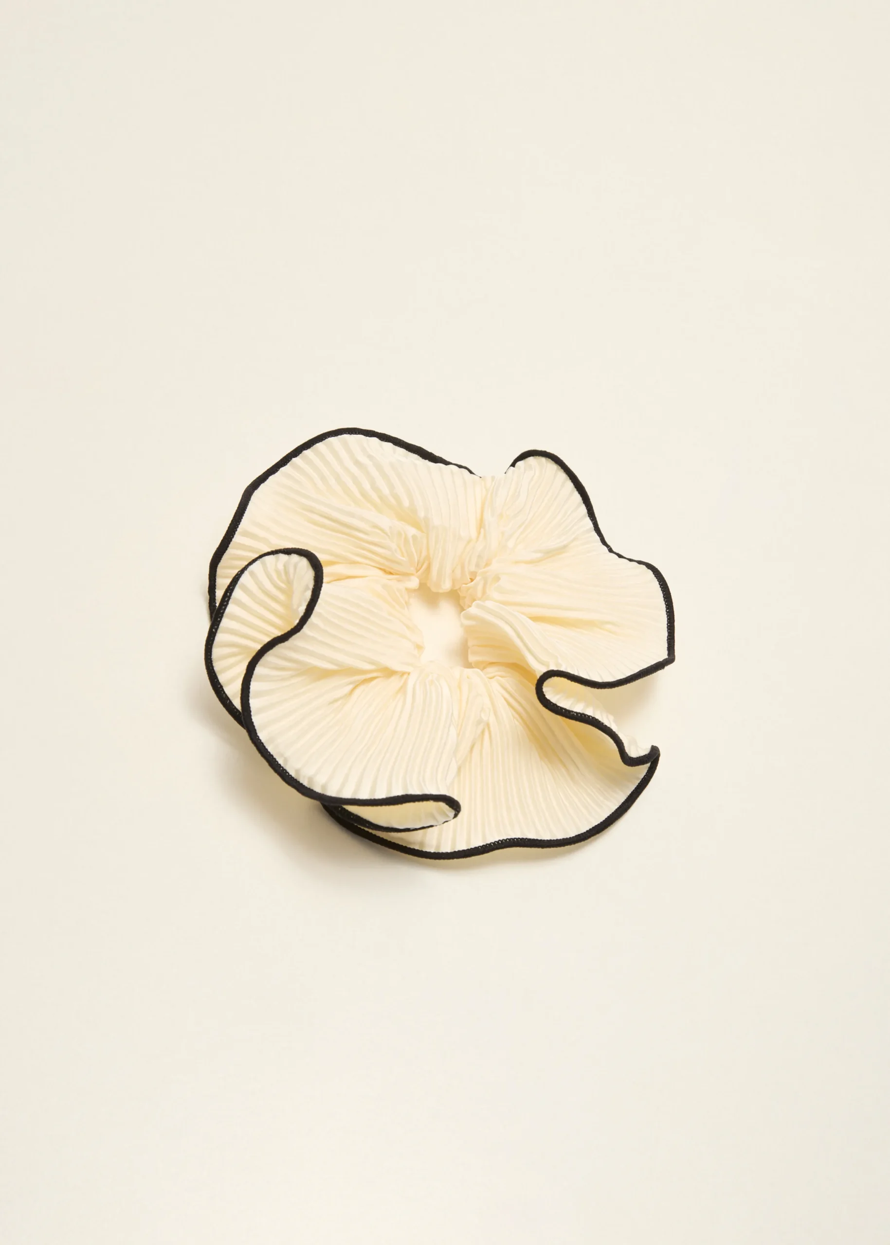 Outlet Cotton Club Scrunchie plissé ecru