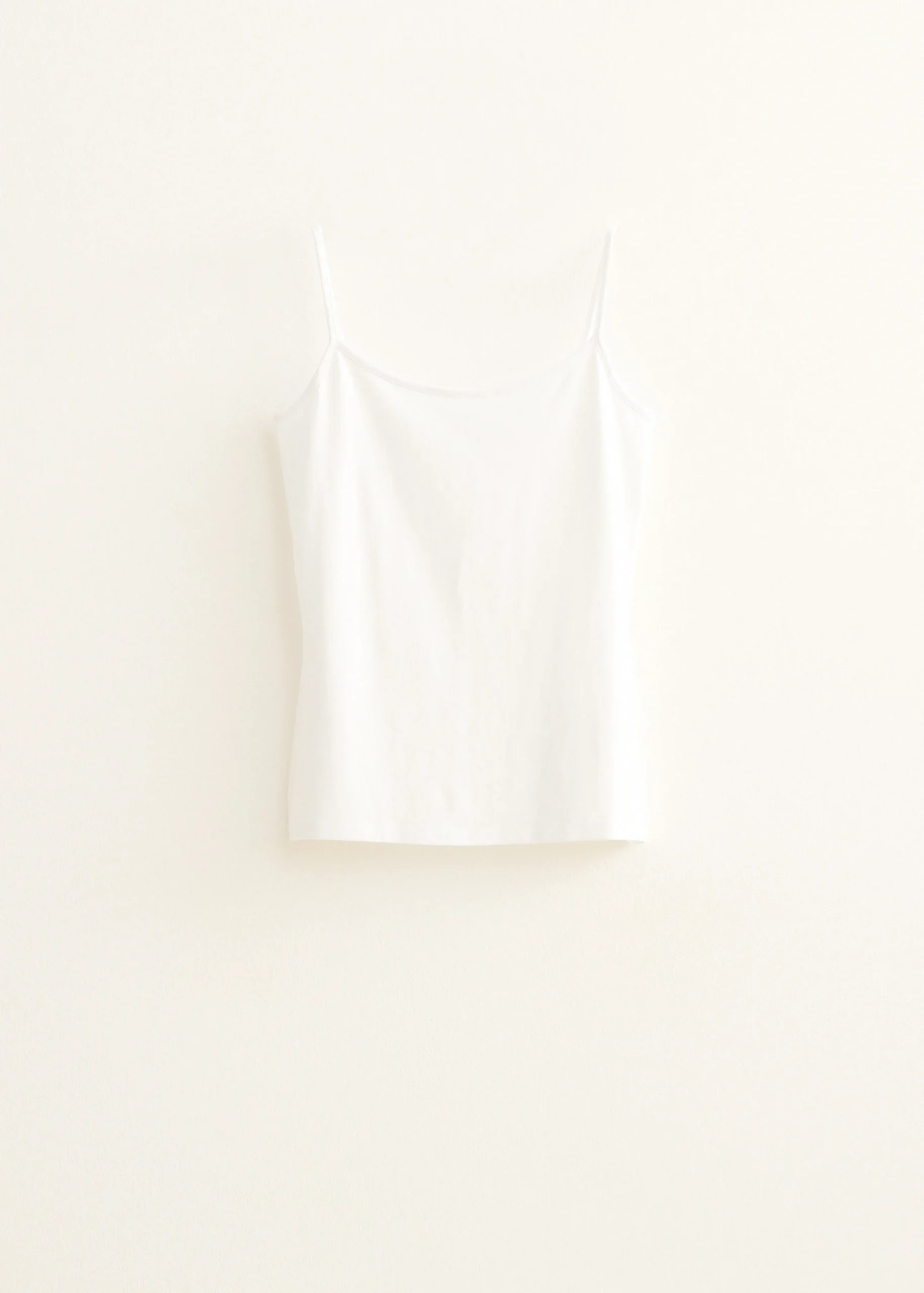 Online Cotton Club Singlet met spaghettibandjes wit