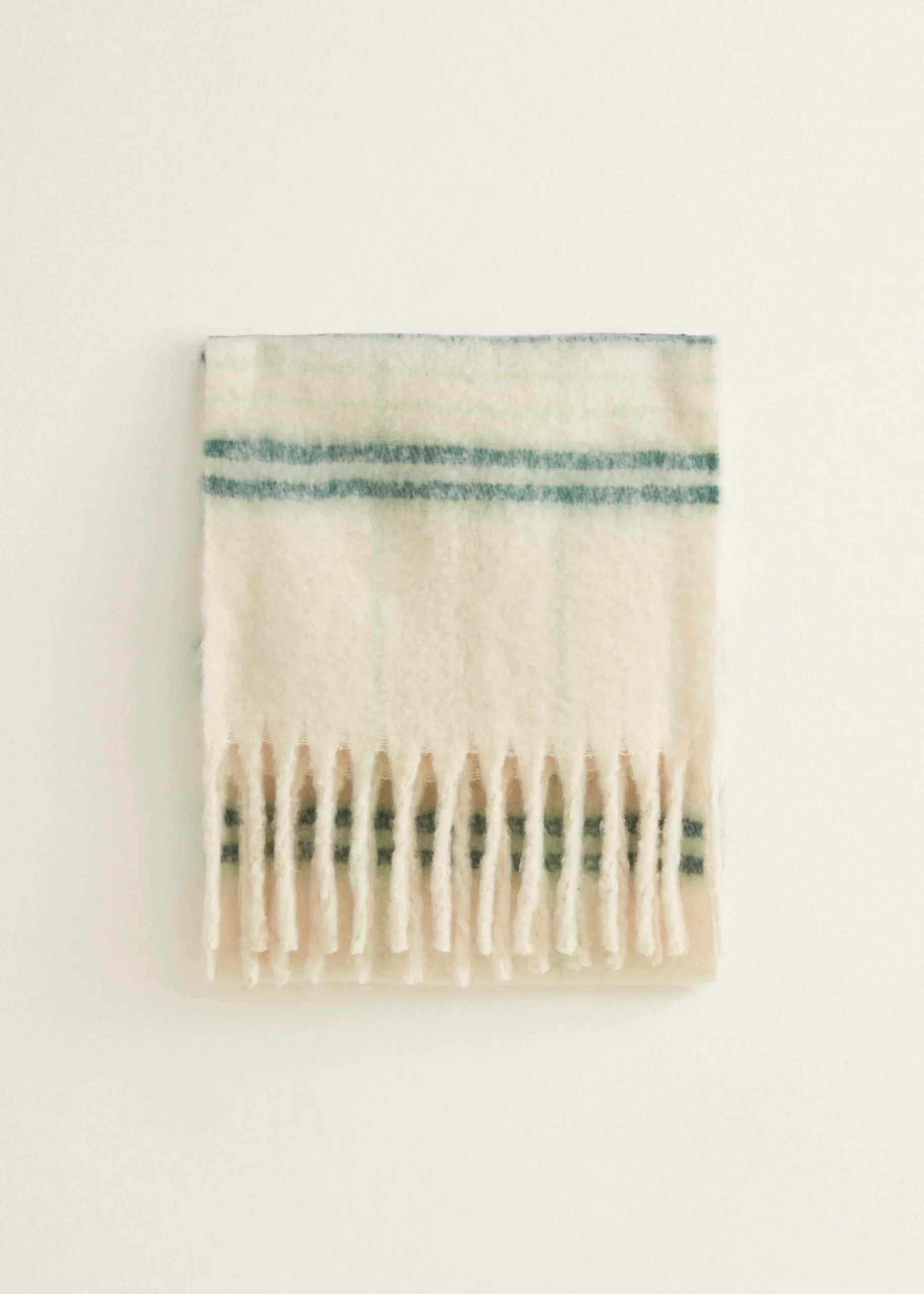 Best Cotton Club Sjaal geruit turquoise