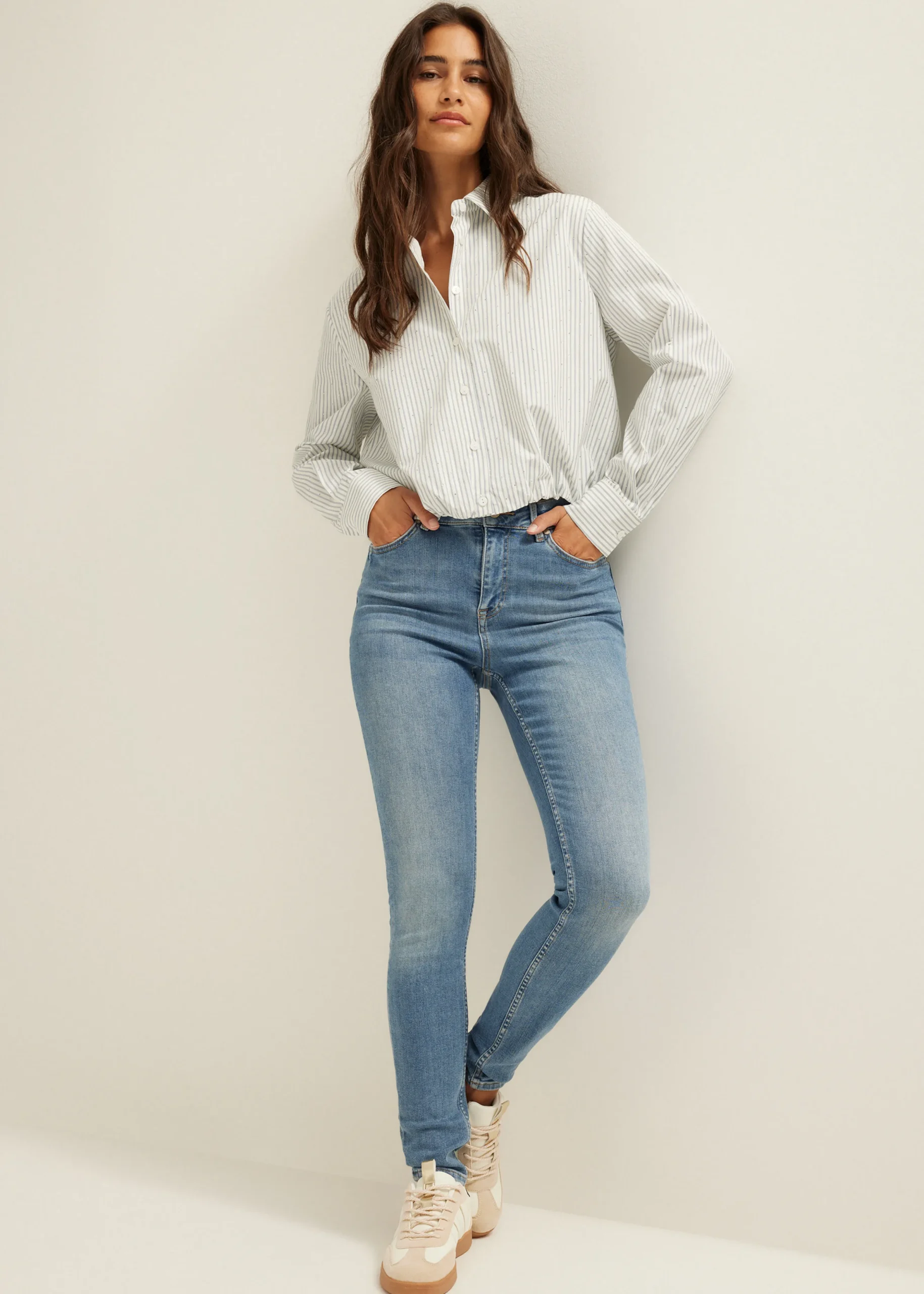 Fashion Cotton Club Skinny jeans chloe blauw,usedmiddle