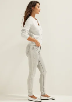 Hot Cotton Club Skinny jeans chloe grijs,wolk