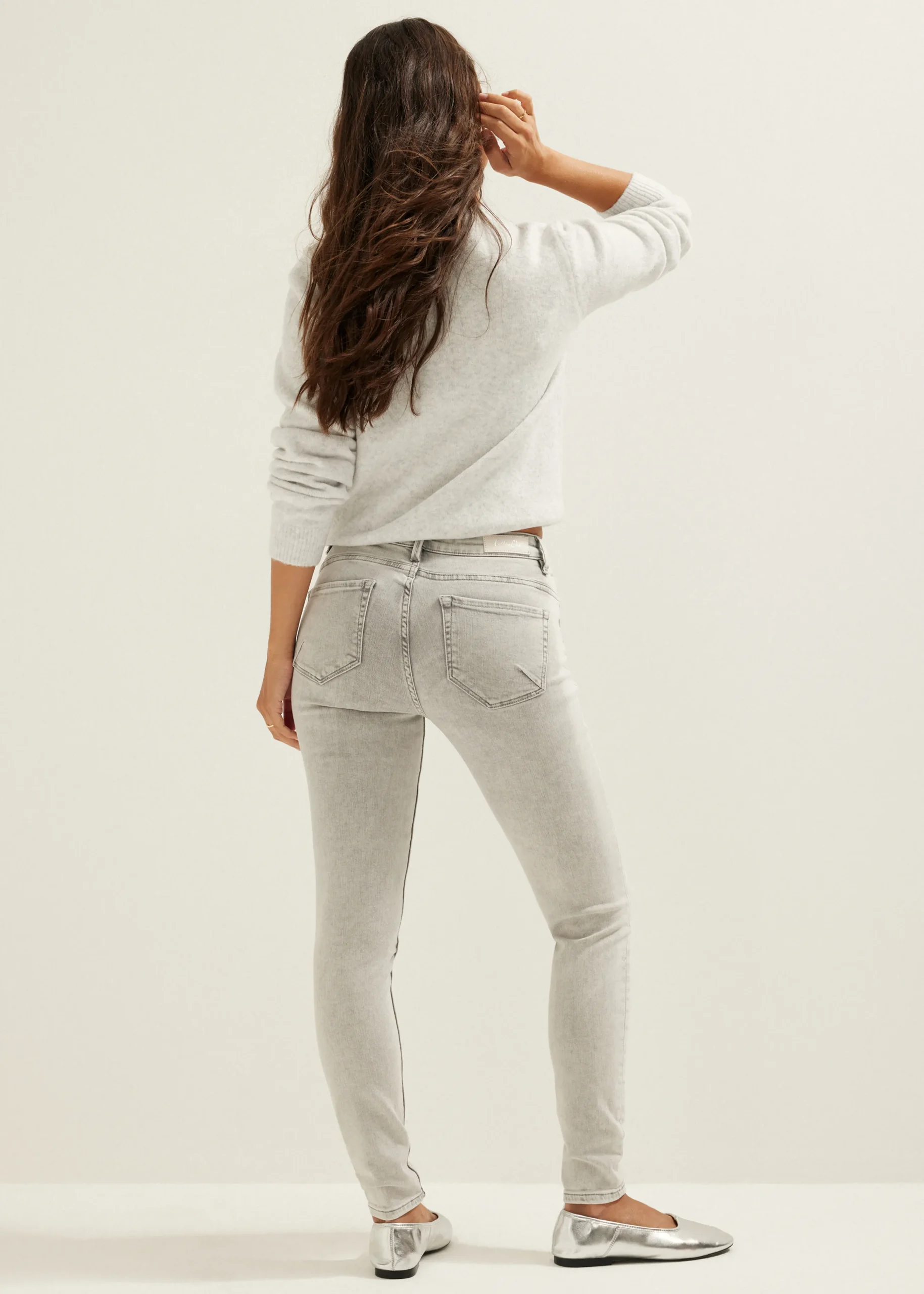 Hot Cotton Club Skinny jeans chloe grijs,wolk