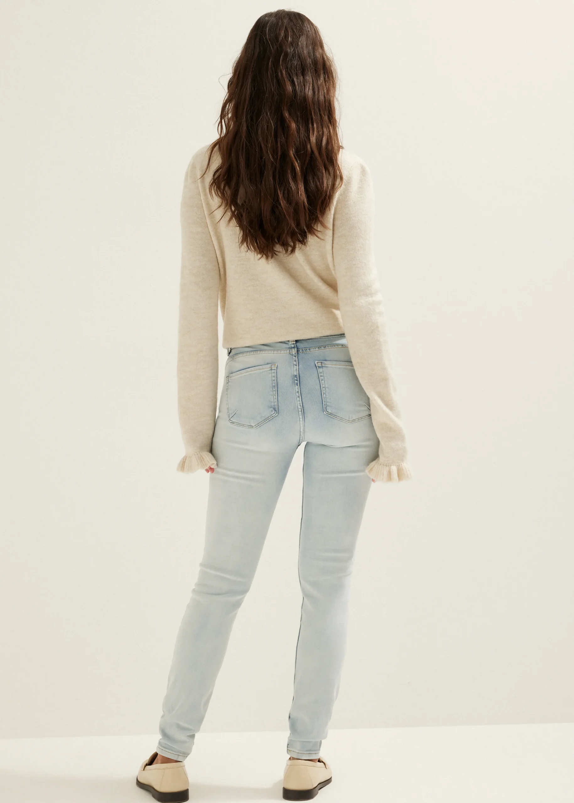 Clearance Cotton Club Skinny jeans chloe blauw,usedlight