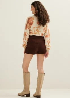 New Cotton Club Skort corduroy choco