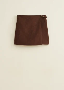 New Cotton Club Skort met riempje bruin