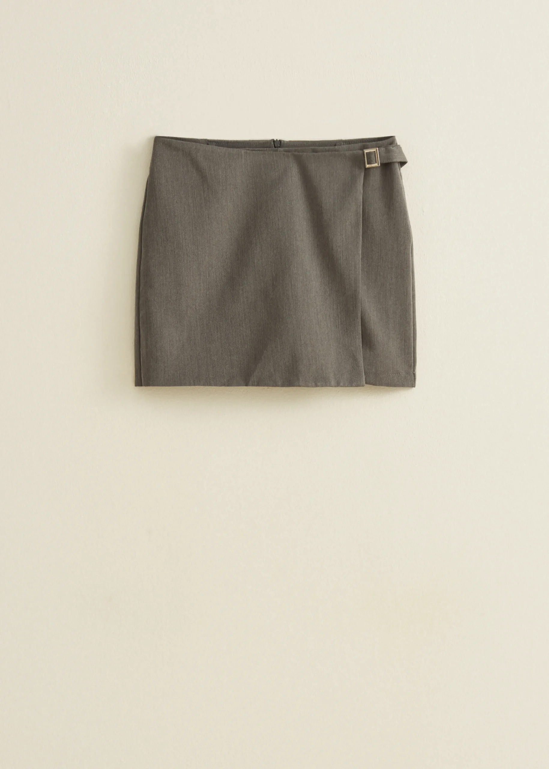 Fashion Cotton Club Skort met riempje grijs