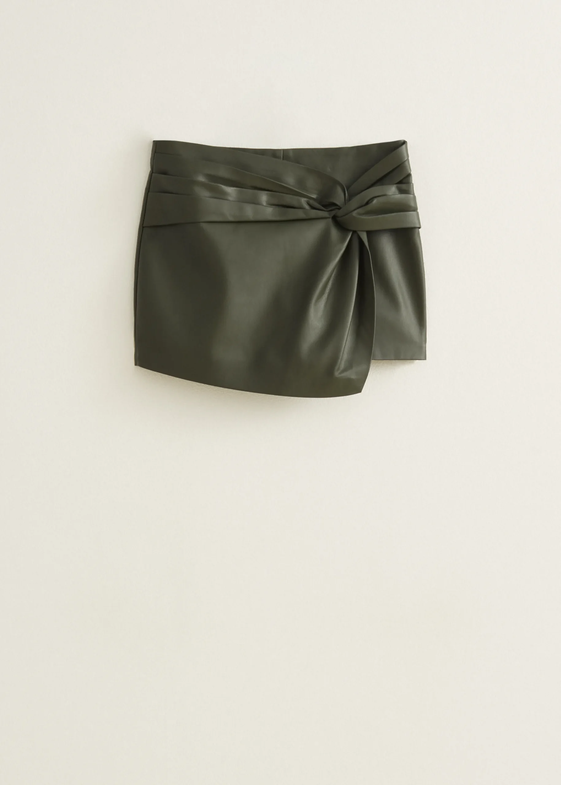 Discount Cotton Club Skort van faux leather groen,denne