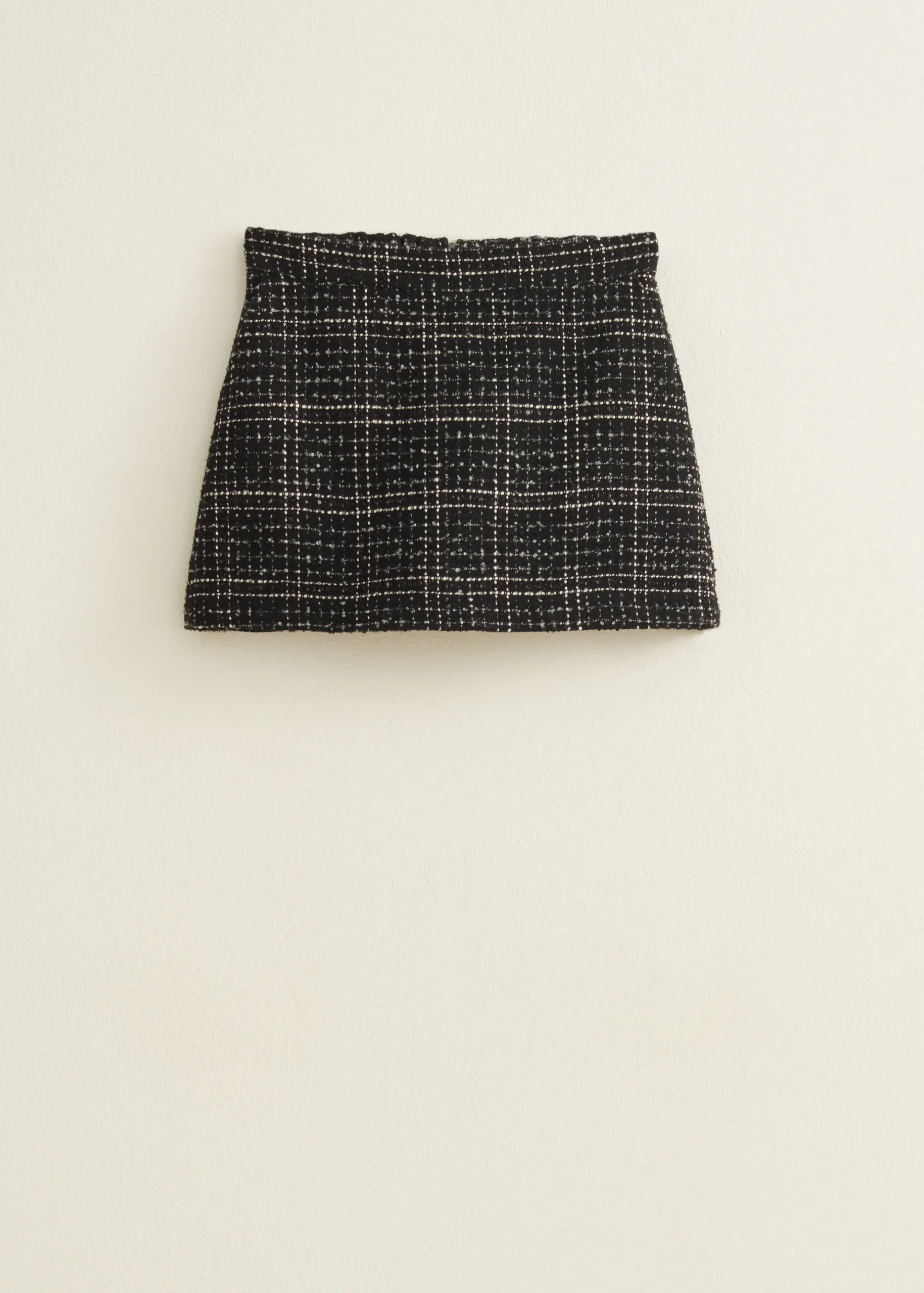 Hot Cotton Club Skort van tweed zwart