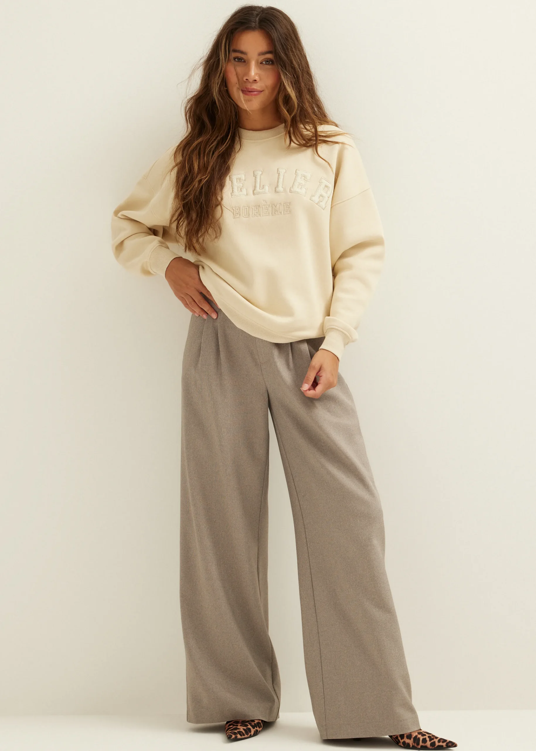 Fashion Cotton Club Sweater atelier lichtzand