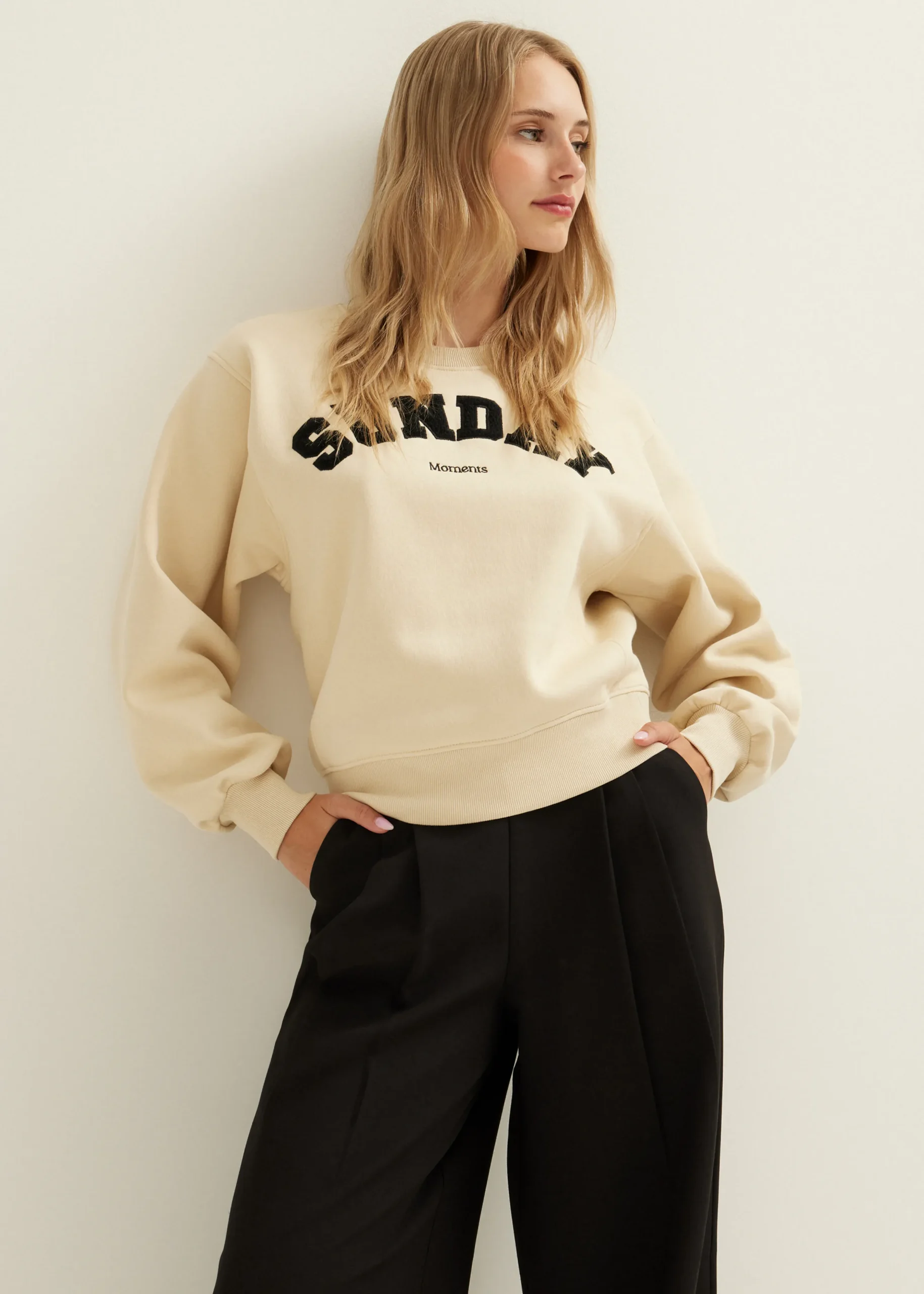 Fashion Cotton Club Sweater sunday lichtzand