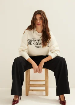 Hot Cotton Club Sweater university ecru