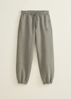 New Cotton Club Sweatpants met glitter middengrijsgemêleerd