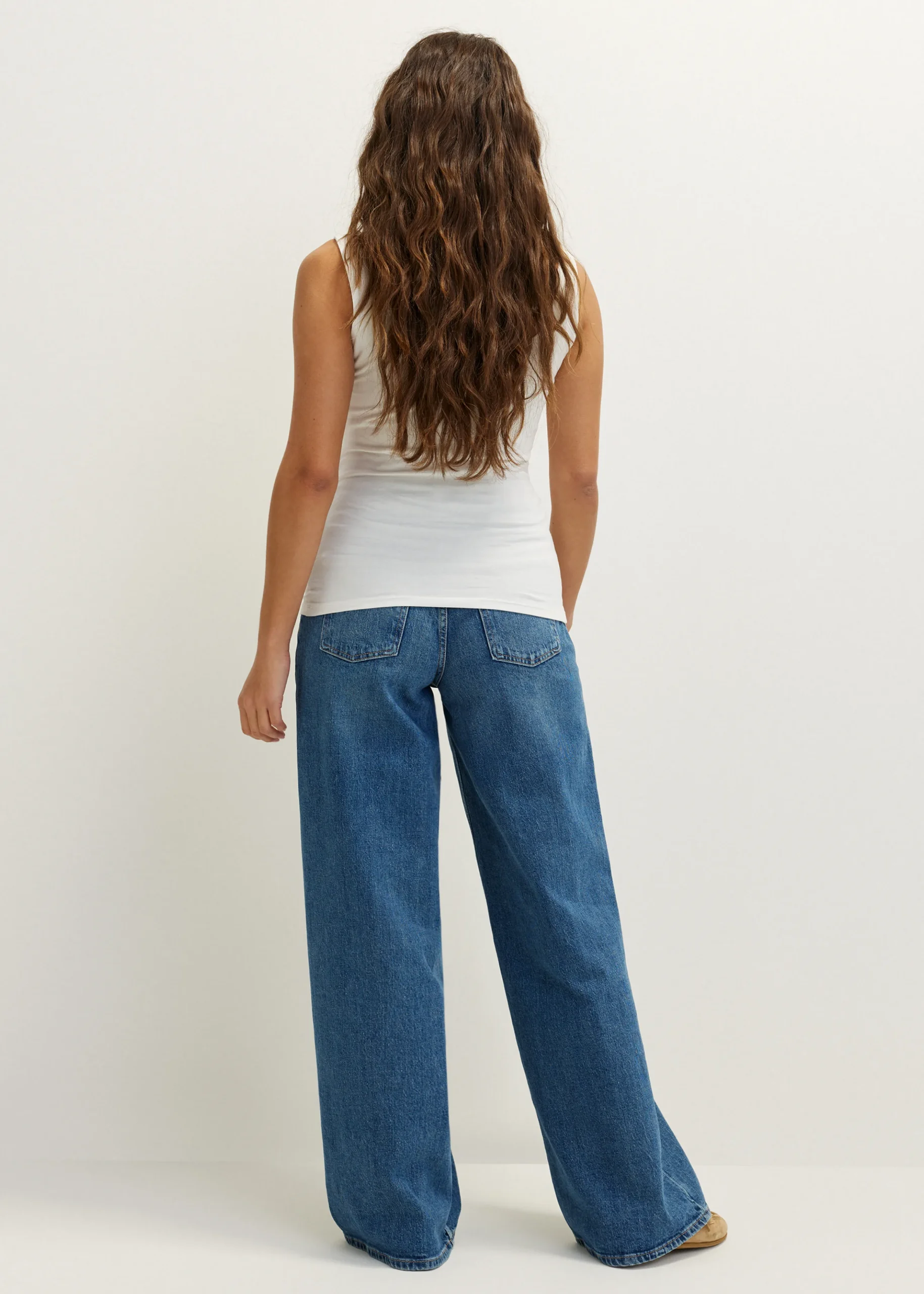 Sale Cotton Club Tanktop met brede bandjes wit,off-white