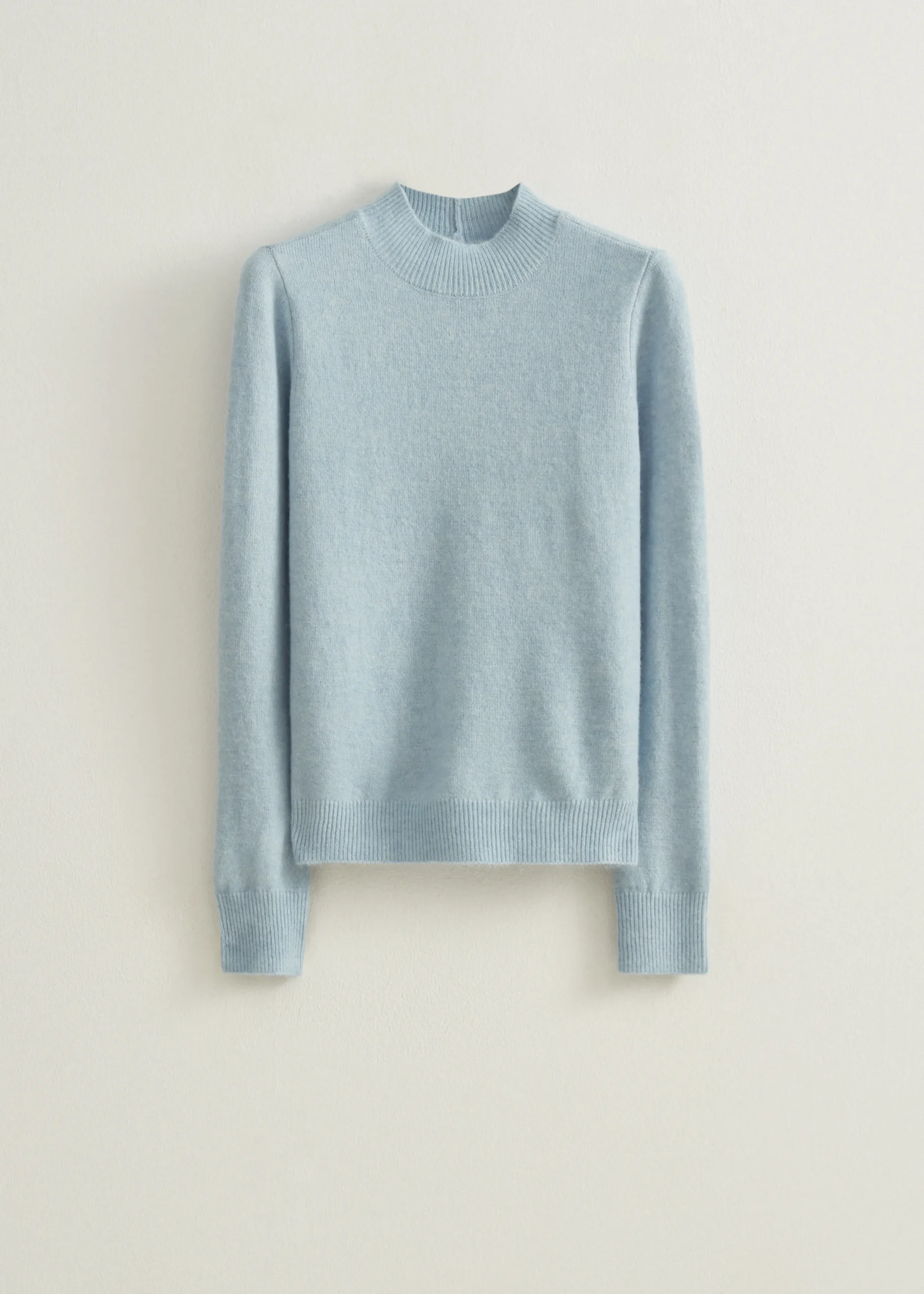 Fashion Cotton Club Trui met hoge hals lichtblauw