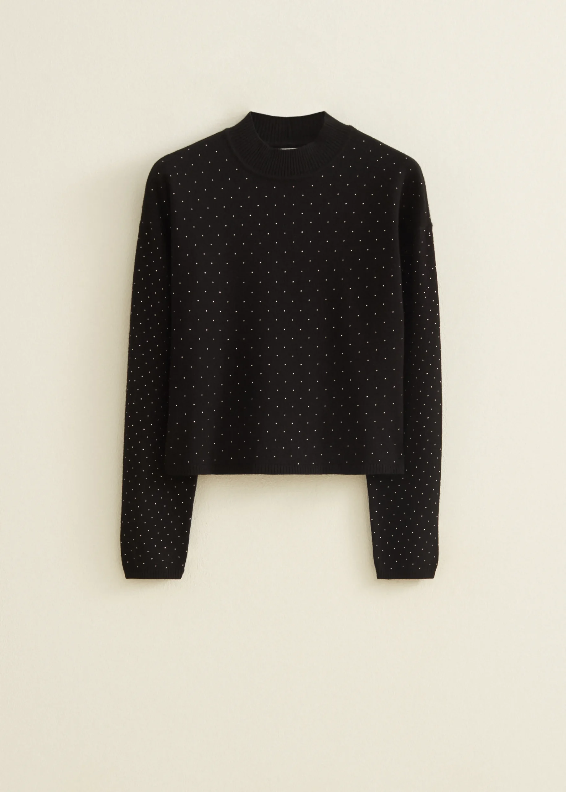 Fashion Cotton Club Trui met studs zwart
