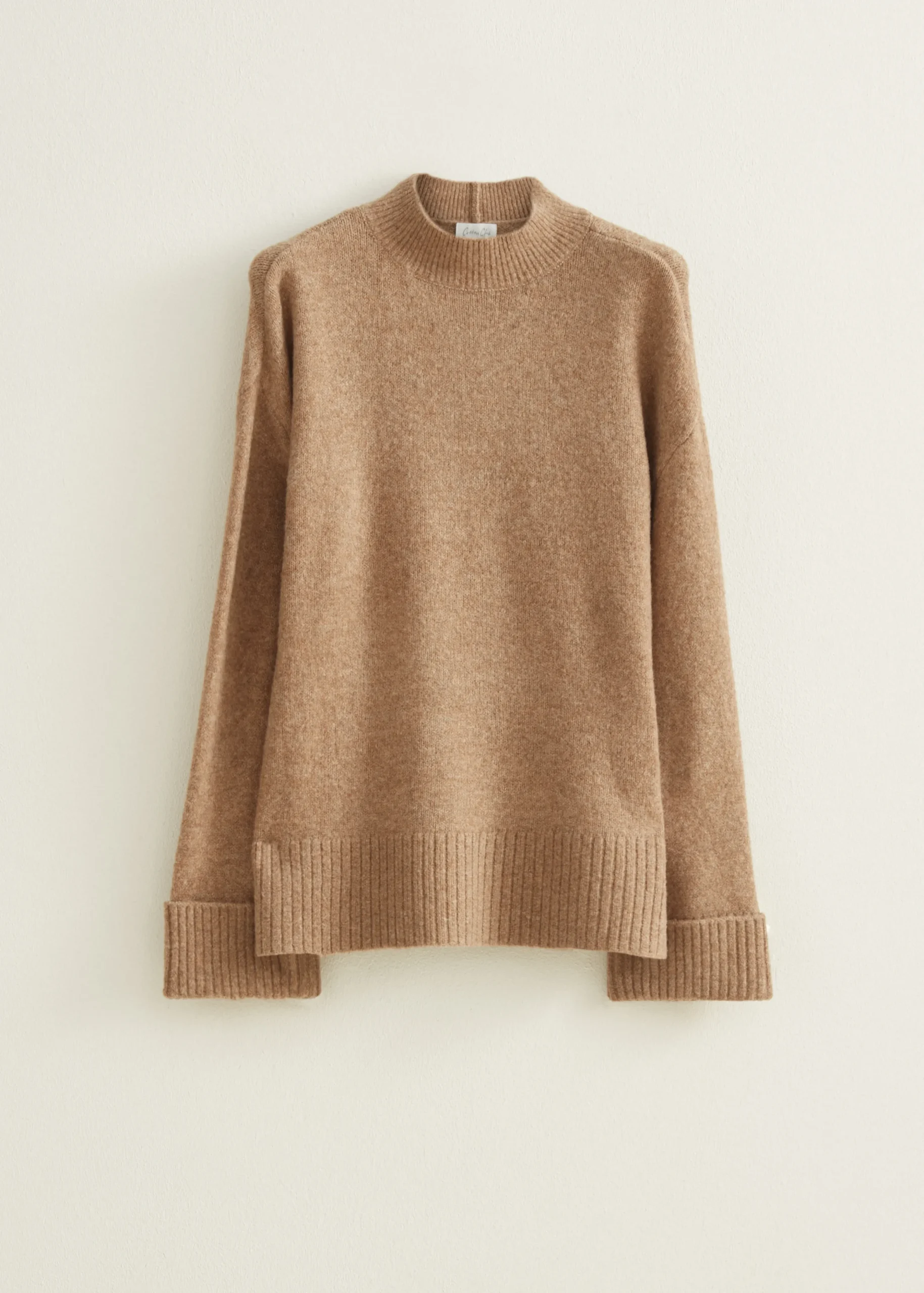 Discount Cotton Club Trui met wijde mouwen tan