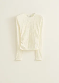 New Cotton Club T-shirt lange mouw wit,off-white