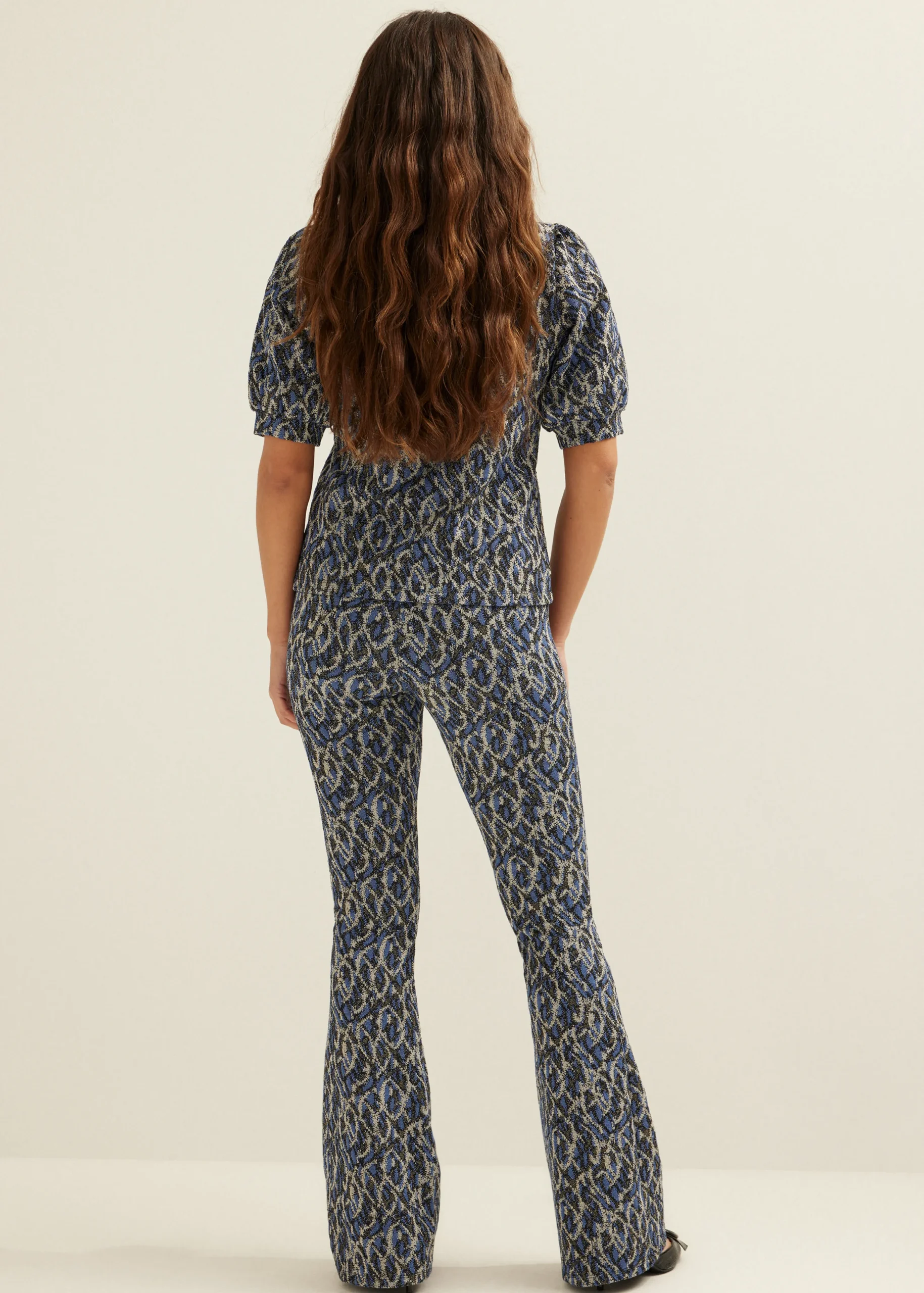 Best Cotton Club T-shirt met all-over print meerkleurig
