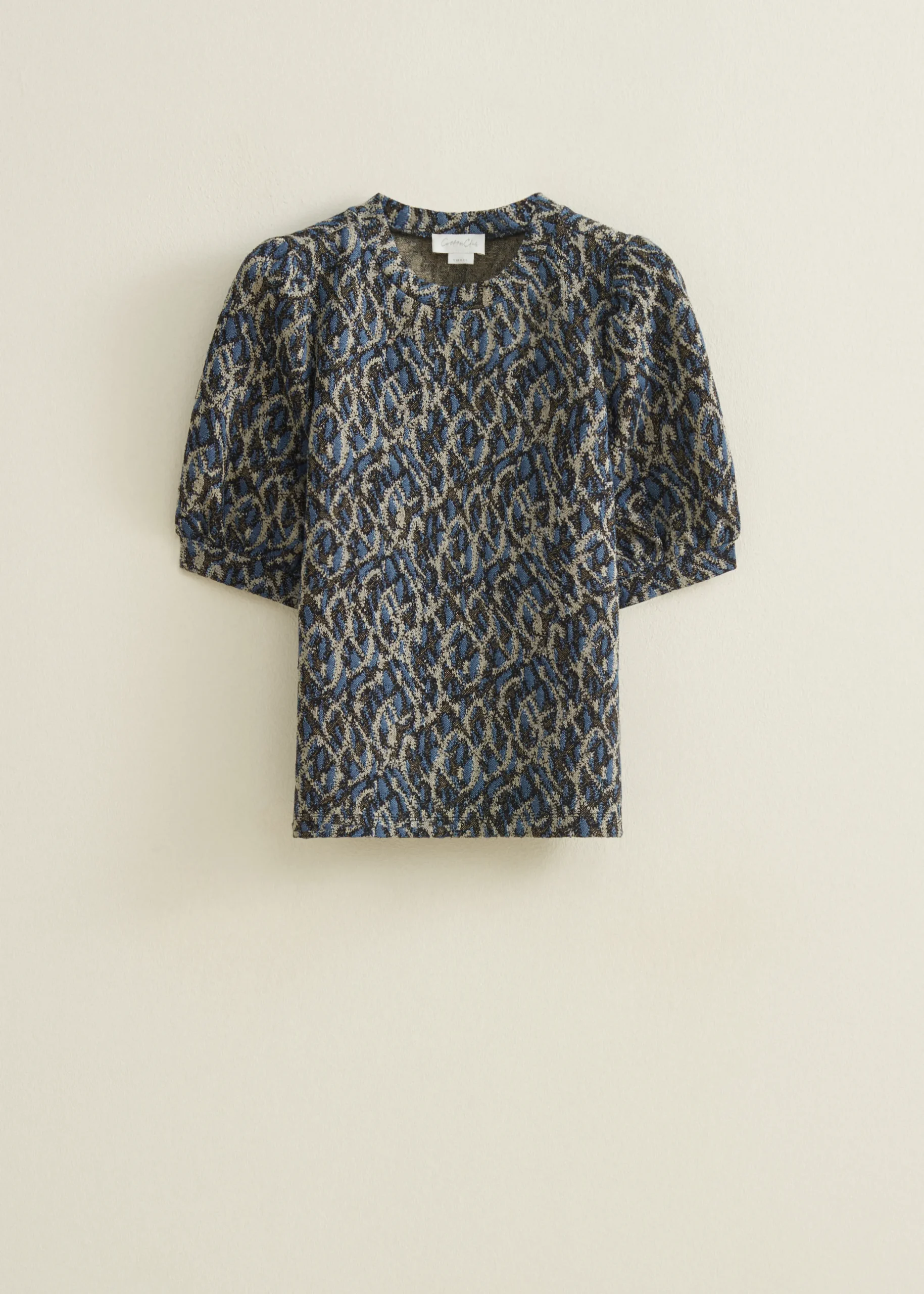 Best Cotton Club T-shirt met all-over print meerkleurig