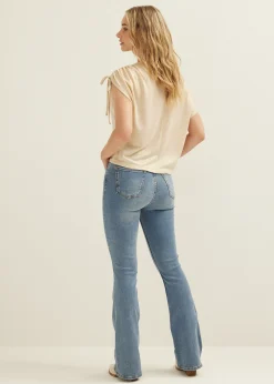 Online Cotton Club T-shirt met drawstring details lichtzand