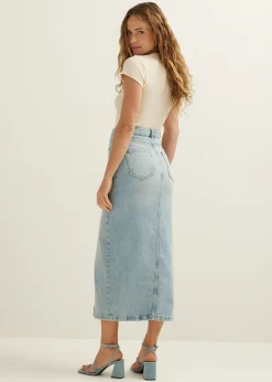 Outlet Cotton Club t-shirt met rib structuur lichtzand