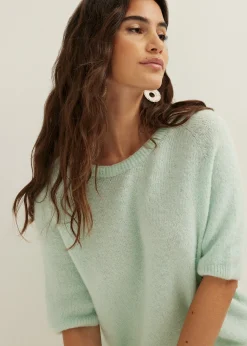 Sale Cotton Club Zachte trui mint,licht