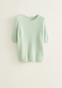 Sale Cotton Club Zachte trui mint,licht